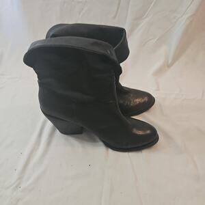 Size 10m black boots‎ womens short heal lucky jeans